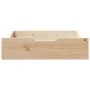 Under-bed drawers with wheels, 2 units, solid pine wood by , Home storage drawers - Ref: Foro24-850932, Price: 73,97 €, Disco...