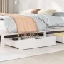 Zwei Massivholz-Kiefernschubladen unter dem Bett, 80x55x16 cm. von , Aufbewahrungsschubladen für zu Hause - Ref: Foro24-85093...