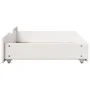 Drawers under bed 2 units solid white pine wood 80x55x16 cm by , Home storage drawers - Ref: Foro24-850930, Price: 92,64 €, D...