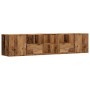 Aged engineered wood corner furniture 200x40x45 cm by , Closets and storage - Ref: Foro24-3307835, Price: 130,33 €, Discount: %