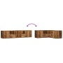 Aged engineered wood corner furniture 200x40x45 cm by , Closets and storage - Ref: Foro24-3307835, Price: 130,33 €, Discount: %