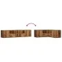Aged engineered wood corner furniture 200x40x45 cm by , Closets and storage - Ref: Foro24-3307835, Price: 127,75 €, Discount: %