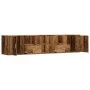 Aged engineered wood corner furniture 200x40x45 cm by , Closets and storage - Ref: Foro24-3307835, Price: 127,75 €, Discount: %