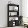 Aparador alto madera de ingeniería negro 92x33x180 cm de , Librerías y estanterías - Ref: Foro24-3309619, Precio: 109,38 €, D...