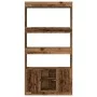 Hoher Schrank aus Holz mit altertümlicher Holztechnik, 92x33x180 cm. von , Bücherregale und Regale - Ref: Foro24-3309625, Pre...