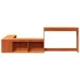 Möbel mit massivem Pinienholz-Schreibtisch in Braun 222x107x75 cm. von , Nachttische - Ref: Foro24-855758, Preis: 164,45 €, R...