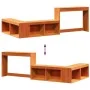 Möbel mit massivem Pinienholz-Schreibtisch in Braun 222x107x75 cm. von , Nachttische - Ref: Foro24-855758, Preis: 164,45 €, R...