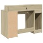 Engineered oak Sonoma 120x55x91 cm desk with LED lights. by , Desks - Ref: Foro24-3309413, Price: 188,30 €, Discount: %