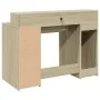 Engineered oak Sonoma 120x55x91 cm desk with LED lights. by , Desks - Ref: Foro24-3309413, Price: 185,18 €, Discount: %