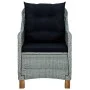 Garden chairs with cushions 2 pcs light gray synthetic rattan by vidaXL, Garden chairs - Ref: Foro24-313318, Price: 273,59 €,...
