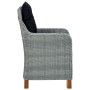 Garden chairs with cushions 2 pcs light gray synthetic rattan by vidaXL, Garden chairs - Ref: Foro24-313318, Price: 277,80 €,...