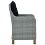 Garden chairs with cushions 2 pcs light gray synthetic rattan by vidaXL, Garden chairs - Ref: Foro24-313318, Price: 273,59 €,...