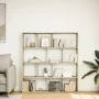 Regal aus Sonoma-Eichenfurnier 132x29x141,5 cm von , Bücherregale und Regale - Ref: Foro24-3310309, Preis: 106,21 €, Rabatt: %