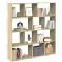 Regal aus Sonoma-Eichenfurnier 132x29x141,5 cm von , Bücherregale und Regale - Ref: Foro24-3310309, Preis: 106,21 €, Rabatt: %