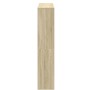 Engineered wood bookshelf in Sonoma oak, 132x29x141.5 cm by , Bookcases and shelves - Ref: Foro24-3310309, Price: 107,82 €, D...