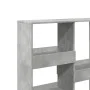 Room divider made of gray wood and concrete 100x33x115 cm by , Bookcases and shelves - Ref: Foro24-3309549, Price: 71,90 €, D...