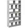Separador de ambientes madera gris hormigón 100x33x187,5 cm de , Librerías y estanterías - Ref: Foro24-3309540, Precio: 157,8...