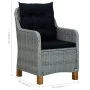 Garden chairs with cushions 2 pcs light gray synthetic rattan by vidaXL, Garden chairs - Ref: Foro24-313318, Price: 273,59 €,...
