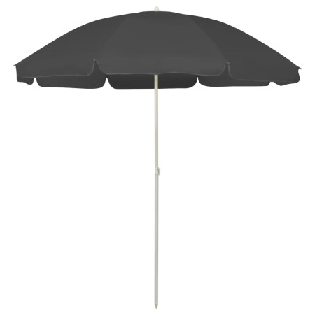 Anthracite gray beach umbrella 240 cm by vidaXL, Umbrellas - Ref: Foro24-314706, Price: 29,43 €, Discount: %