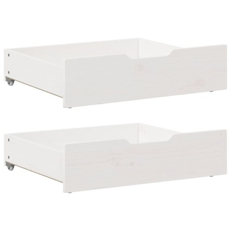 Zwei Massivholz-Kiefernschubladen unter dem Bett, 75x55x16 cm. von , Aufbewahrungsschubladen für zu Hause - Ref: Foro24-85093...