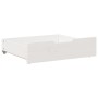 Zwei Massivholz-Kiefernschubladen unter dem Bett, 75x55x16 cm. von , Aufbewahrungsschubladen für zu Hause - Ref: Foro24-85093...