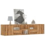 Eckschrank aus Eichen-Ingenieurholz Artisian 200x40x45 cm. von , Schränke und Lagerung - Ref: Foro24-3307836, Preis: 126,54 €...