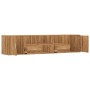 Eckschrank aus Eichen-Ingenieurholz Artisian 200x40x45 cm. von , Schränke und Lagerung - Ref: Foro24-3307836, Preis: 126,54 €...