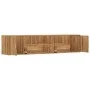 Eckschrank aus Eichen-Ingenieurholz Artisian 200x40x45 cm. von , Schränke und Lagerung - Ref: Foro24-3307836, Preis: 125,03 €...