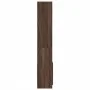 Aparador alto madera de ingeniería roble marrón 92x33x180 cm by , Bookcases and shelves - Ref: Foro24-3309624, Price: 133,11 ...