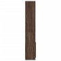 Aparador alto madera de ingeniería roble marrón 92x33x180 cm by , Bookcases and shelves - Ref: Foro24-3309624, Price: 135,17 ...