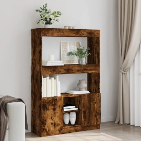 Hoher Schrank aus geräucherter Eichen-Ingenieurholz 92x33x140 cm. von , Bücherregale und Regale - Ref: Foro24-3309613, Preis:...
