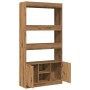 Aparador alto madera de ingeniería roble artesanal 92x33x180 cm von , Bücherregale und Regale - Ref: Foro24-3309626, Preis: 1...