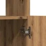 Aparador alto madera de ingeniería roble artesanal 92x33x180 cm by , Bookcases and shelves - Ref: Foro24-3309626, Price: 137,...