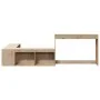 Mueble con escritorio madera maciza pino 232x112x75 cm by , Nightstands - Ref: Foro24-855759, Price: 174,55 €, Discount: %