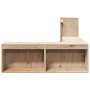 Mueble con escritorio madera maciza pino 232x112x75 cm von , Nachttische - Ref: Foro24-855759, Preis: 177,23 €, Rabatt: %