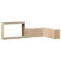 Mueble con escritorio madera maciza pino 232x112x75 cm by , Nightstands - Ref: Foro24-855759, Price: 174,55 €, Discount: %