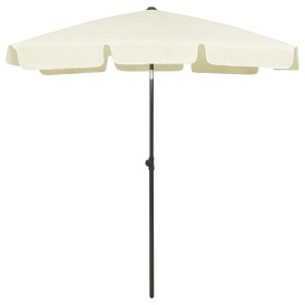 Yellow sand beach umbrella 180x120 cm by vidaXL, Umbrellas - Ref: Foro24-314719, Price: 39,08 €, Discount: %