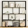 Estantería de madera de ingeniería negra 132x29x141,5 cm by , Bookcases and shelves - Ref: Foro24-3310308, Price: 126,53 €, D...