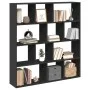 Estantería de madera de ingeniería negra 132x29x141,5 cm by , Bookcases and shelves - Ref: Foro24-3310308, Price: 126,53 €, D...