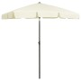 Sombrilla de playa arena amarillo 180x120 cm de vidaXL, Sombrillas - Ref: Foro24-314719, Precio: 41,53 €, Descuento: %