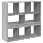 Raumteiler aus Sonoma-Grau Holz 100x33x94,5 cm von , Bücherregale und Regale - Ref: Foro24-3309515, Preis: 79,22 €, Rabatt: %