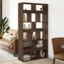 Separador de ambientes madera marrón roble 100x33x187,5 cm de , Librerías y estanterías - Ref: Foro24-3309543, Precio: 181,85...
