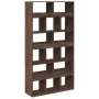Separador de ambientes madera marrón roble 100x33x187,5 cm de , Librerías y estanterías - Ref: Foro24-3309543, Precio: 181,85...