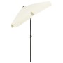Sombrilla de playa arena amarillo 180x120 cm de vidaXL, Sombrillas - Ref: Foro24-314719, Precio: 41,53 €, Descuento: %