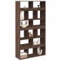 Separador de ambientes madera marrón roble 100x33x187,5 cm by , Bookcases and shelves - Ref: Foro24-3309543, Price: 186,57 €,...