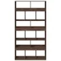 Separador de ambientes madera marrón roble 100x33x187,5 cm de , Librerías y estanterías - Ref: Foro24-3309543, Precio: 181,85...