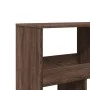 Separador de ambientes madera marrón roble 100x33x187,5 cm de , Librerías y estanterías - Ref: Foro24-3309543, Precio: 181,85...