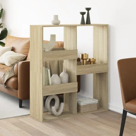 Separador de ambientes madera roble Sonoma 100x33x115 cm by , Bookcases and shelves - Ref: Foro24-3309548, Price: 72,32 €, Di...
