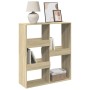 Raumteiler aus Eichenholz Sonoma 100x33x115 cm von , Bücherregale und Regale - Ref: Foro24-3309548, Preis: 73,17 €, Rabatt: %