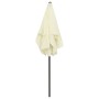 Sombrilla de playa arena amarillo 180x120 cm de vidaXL, Sombrillas - Ref: Foro24-314719, Precio: 41,53 €, Descuento: %